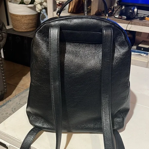 Kate Spade leather black backpack